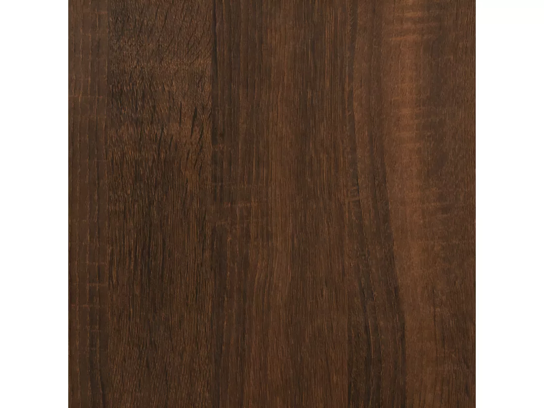 Bibliothèque avec portes chêne marron 76,5x30x154,5 cm