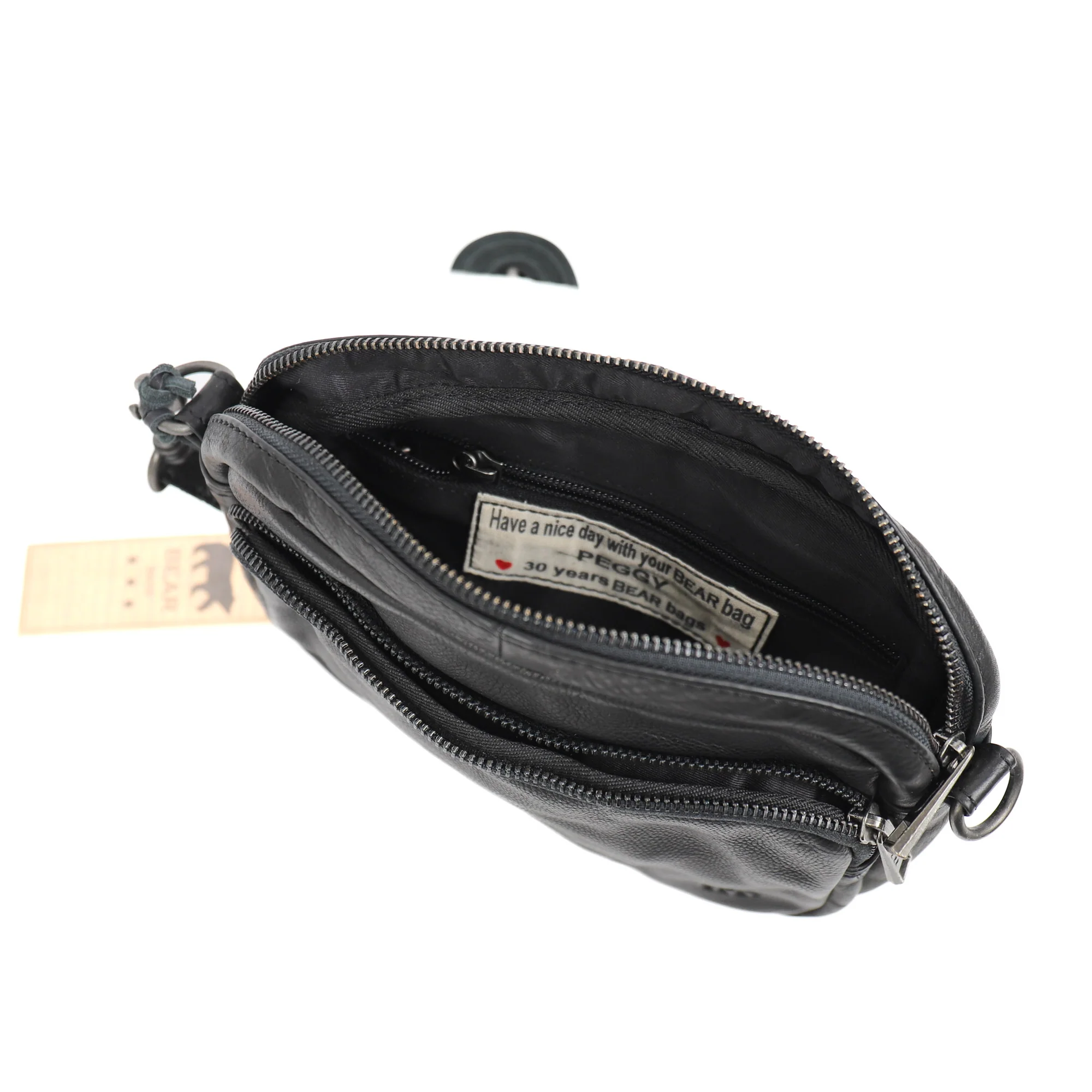 Bear Design Callisto Pelle Schoudertas Peggy Black CP2663