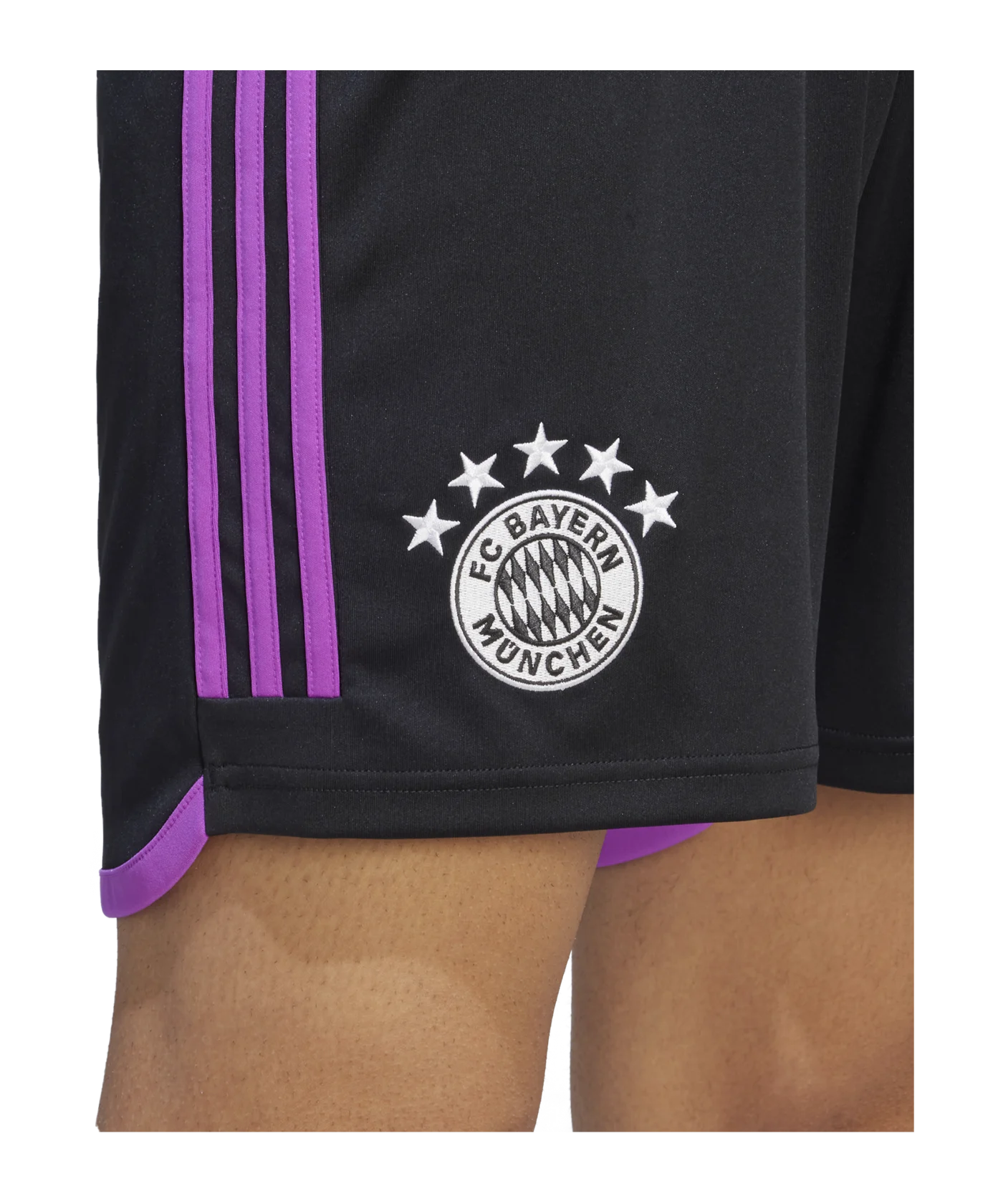 adidas FC Bayern München Short Away 2023/2024 Schwarz