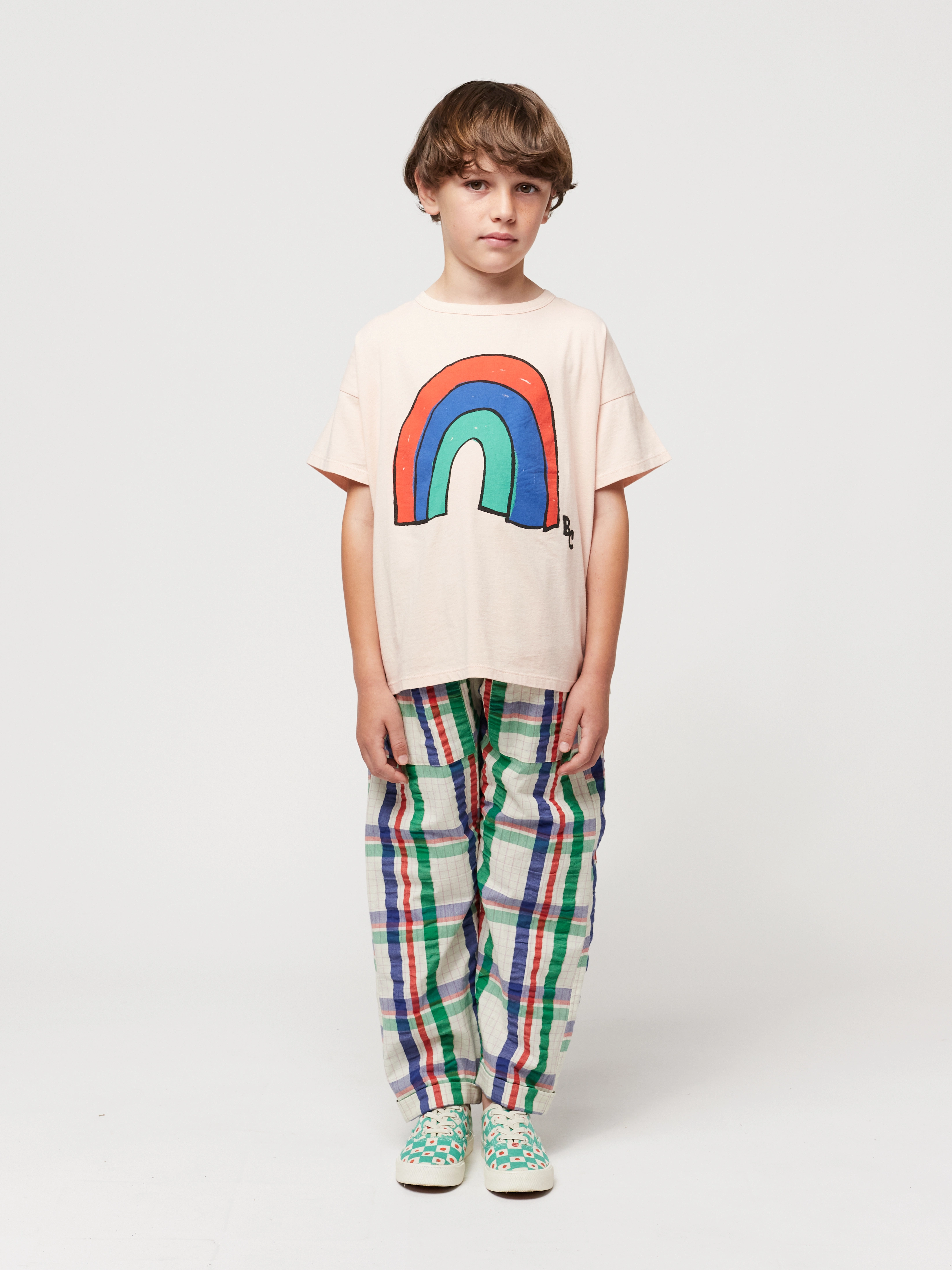 T-Shirt RAINBOW in light pink