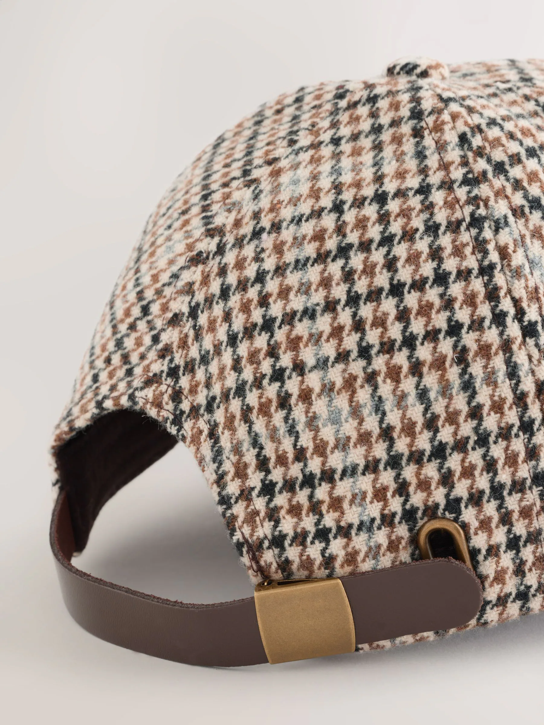 Neutrale bruine ruit - Cap