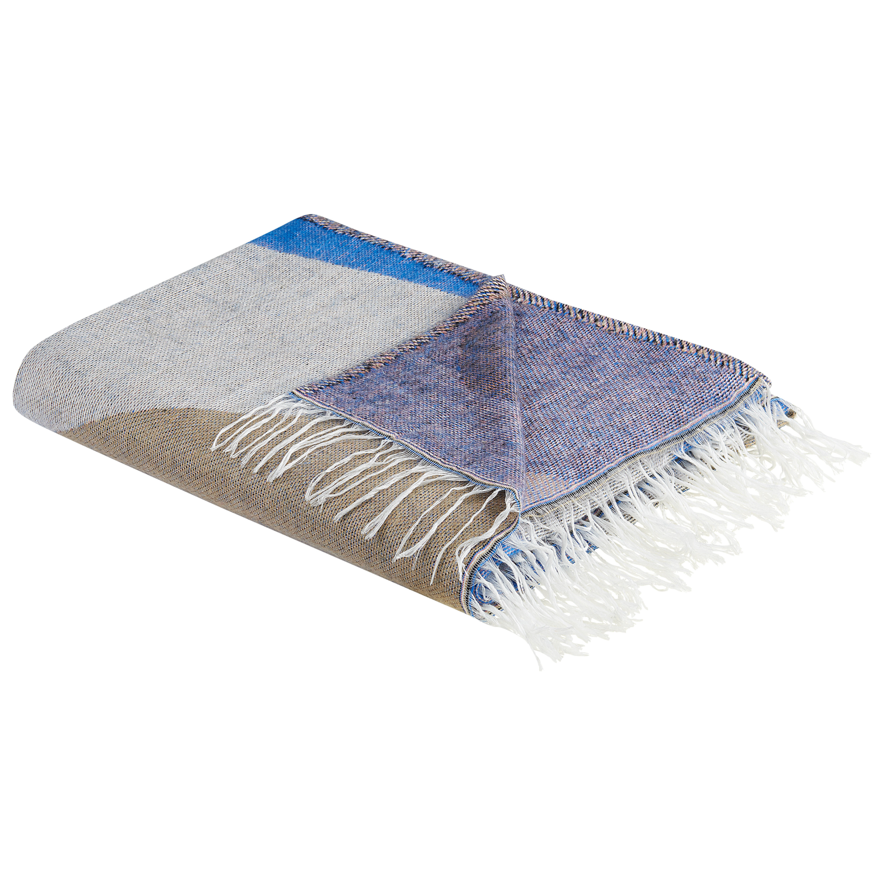 Beliani - YALADI - Plaid - Multicolor - 130 x 170 cm - Acryl