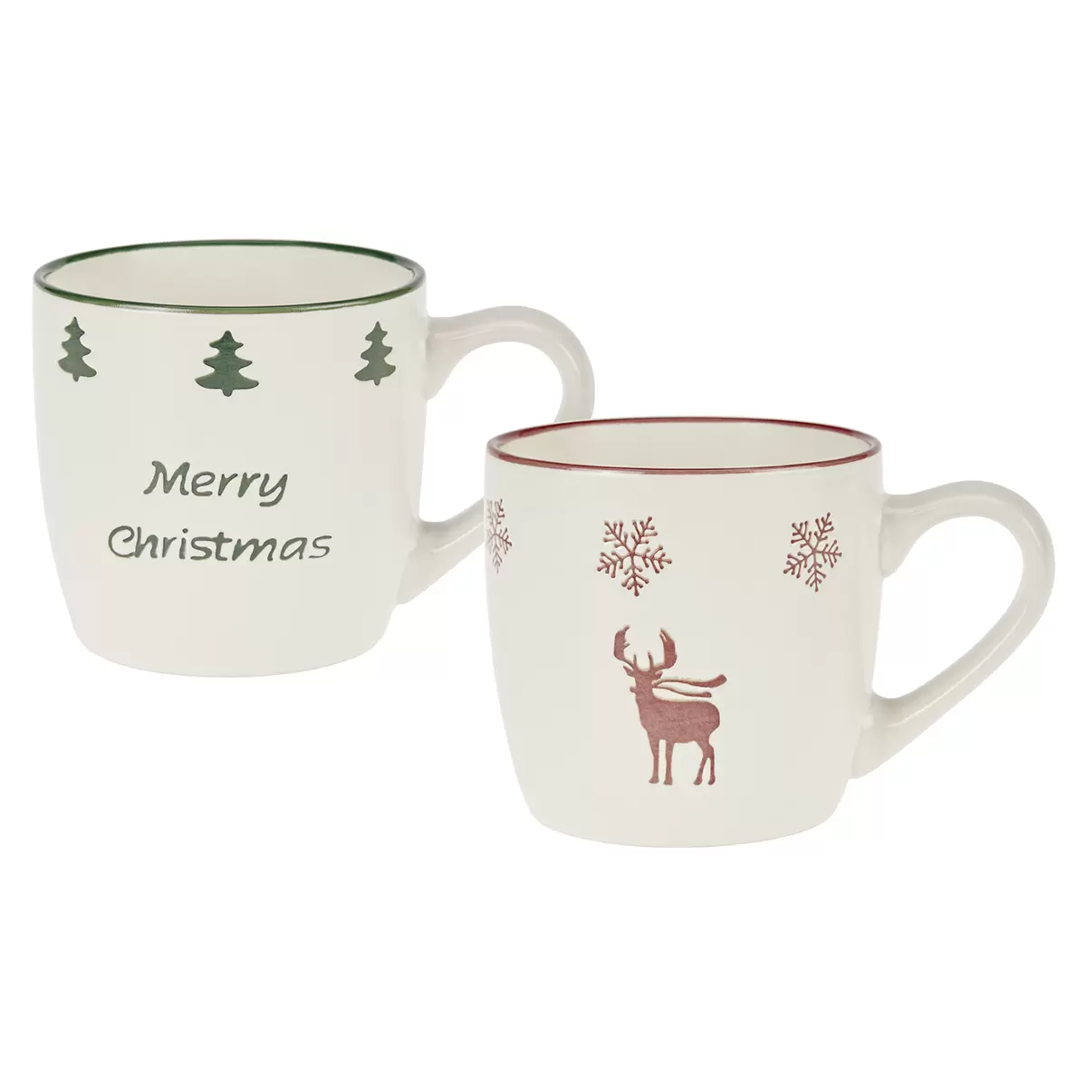 Tasse Luca Bessoni grün,rot,weiss