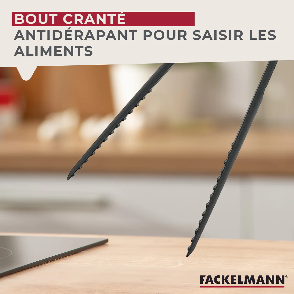 Pince de cuisine multifonction 31,1 cm Basic Fackelmann