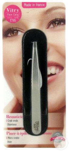 Vitry Classic Pince À Épiler Mors Crabe Satin 1 Pièce (1026)
