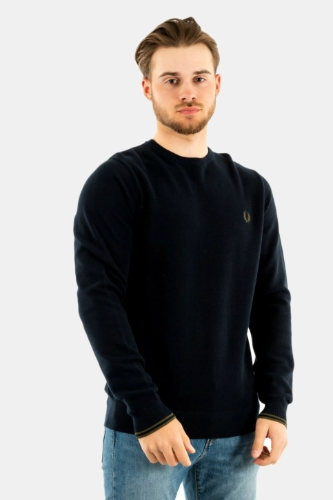sweat fred perry k3535 608 navy