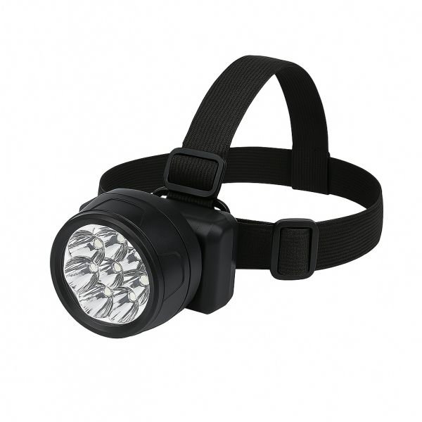 Sanda Lanterna led para a Cabeça com Fita Sd-6250 Preto