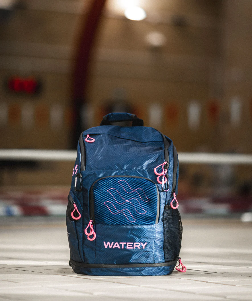 Watery svømmetaske - Raider Pro 45L - Lilla/lyserød