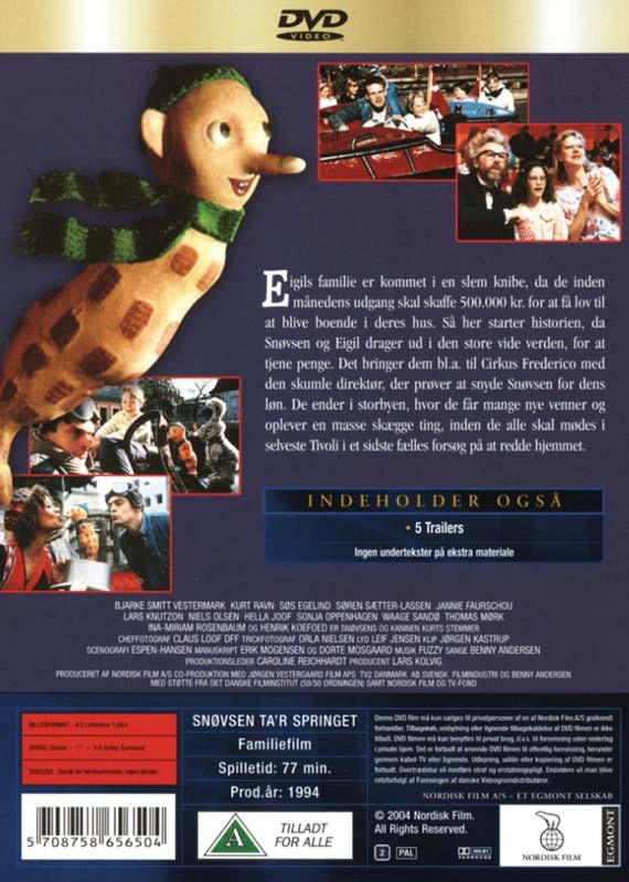 Snøvsen ta'r springet - DVD