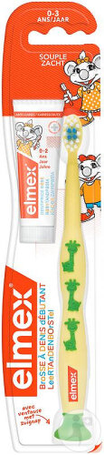 Elmex Brosse À Dents Enfant 0-3 Ans Souple 1 Pièce