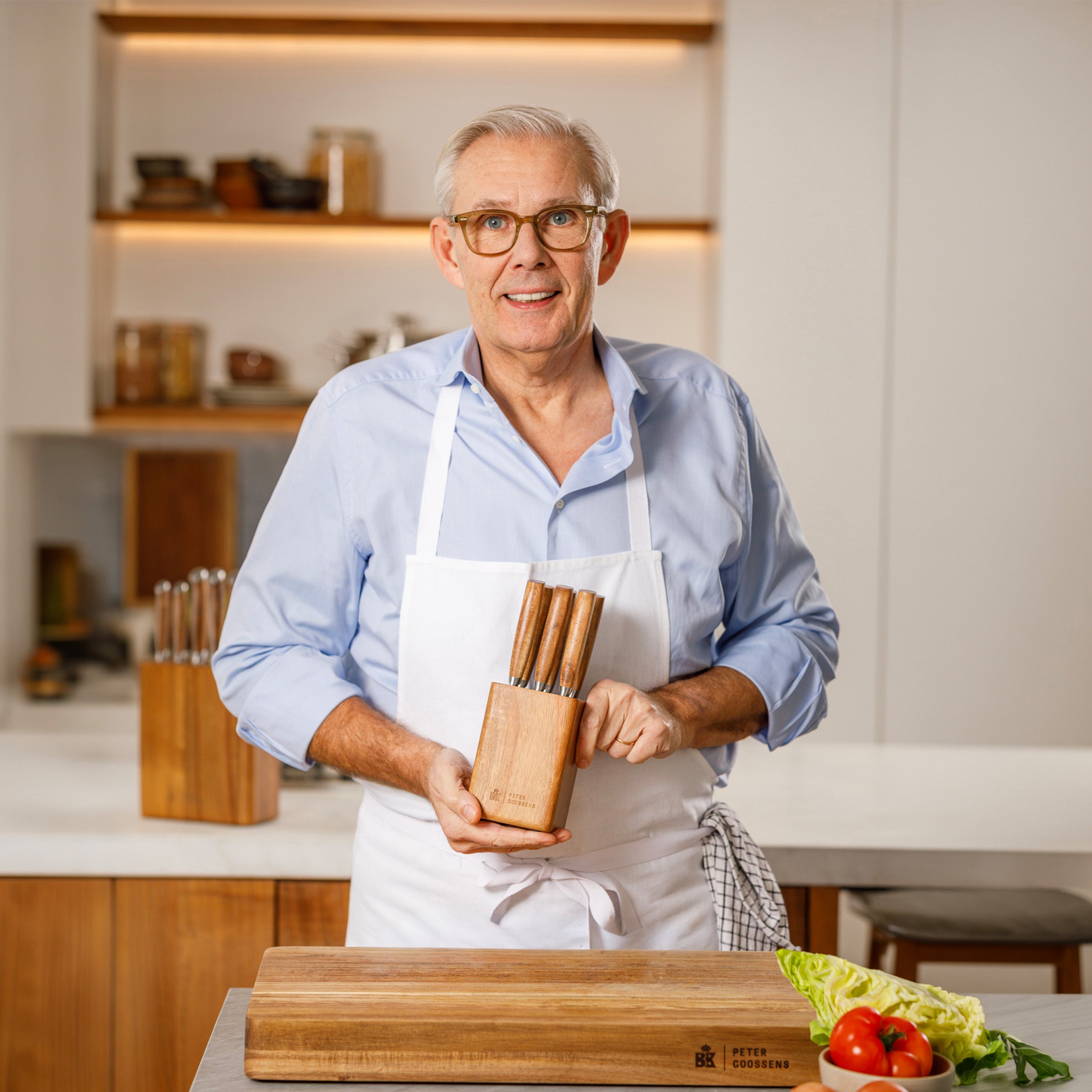Maestro Keukenmessenset, steakmessenset, snijplank en Gratis kookboek