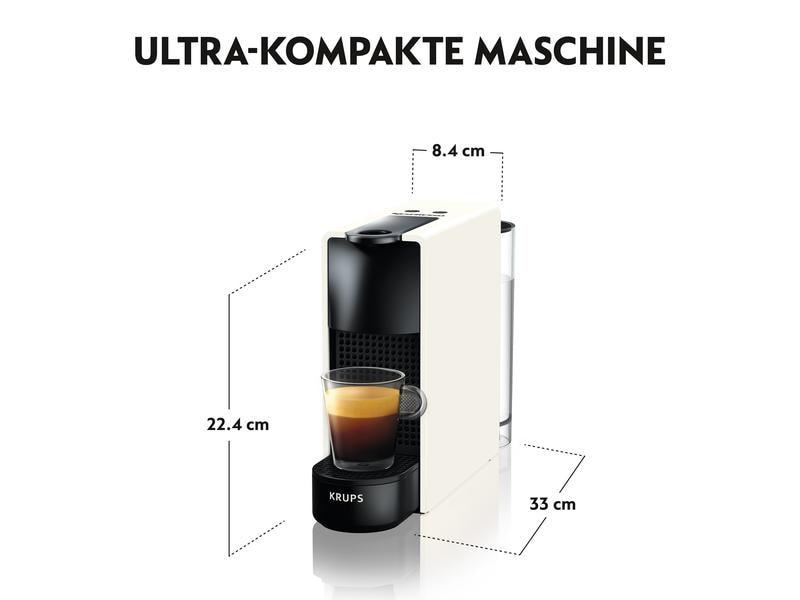 Krups Kaffeemaschine Nespresso Essenza Mini XN1101 Schwarz/ Kapselmaschine