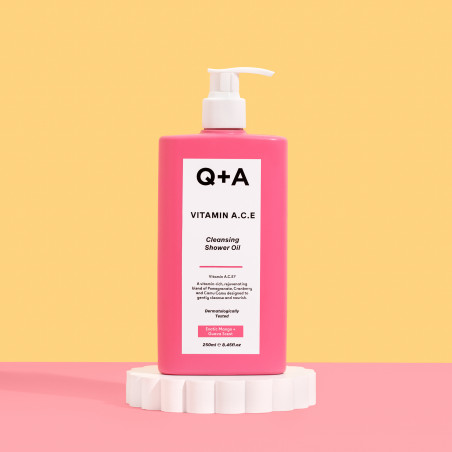 Q+A Vitamin A.C.E Shower Oil