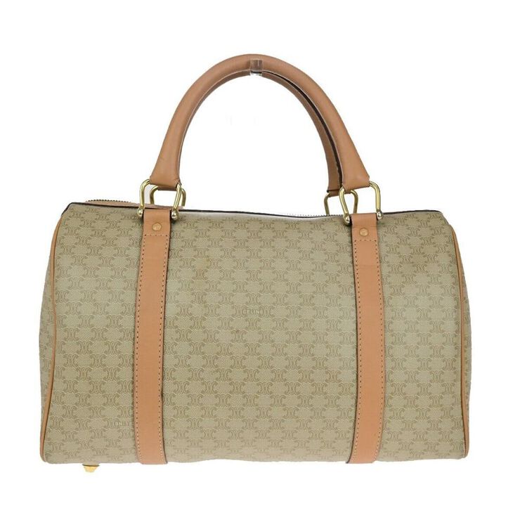 Celine Vintage Celine Travel Bag Beige