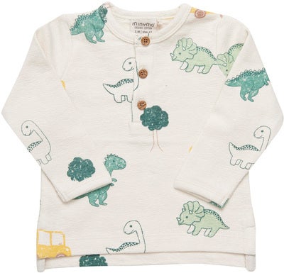 Minymo Long-Sleeved T-Shirt, Birch
