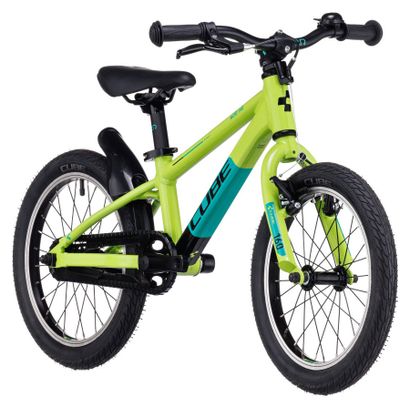 VTT Enfant Cube Cubie 160 RT Single Speed 16'' Vert  3 - 5 Ans