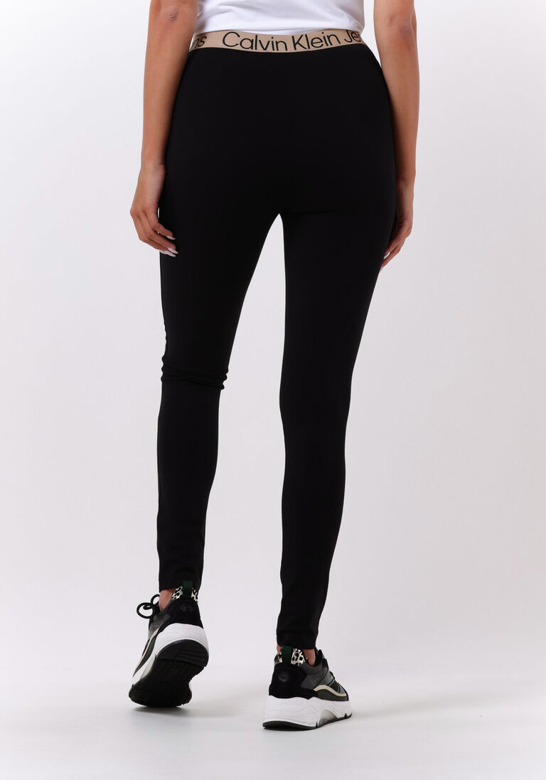 CALVIN KLEIN zwarte calvin klein legging logo elastic milano leggings