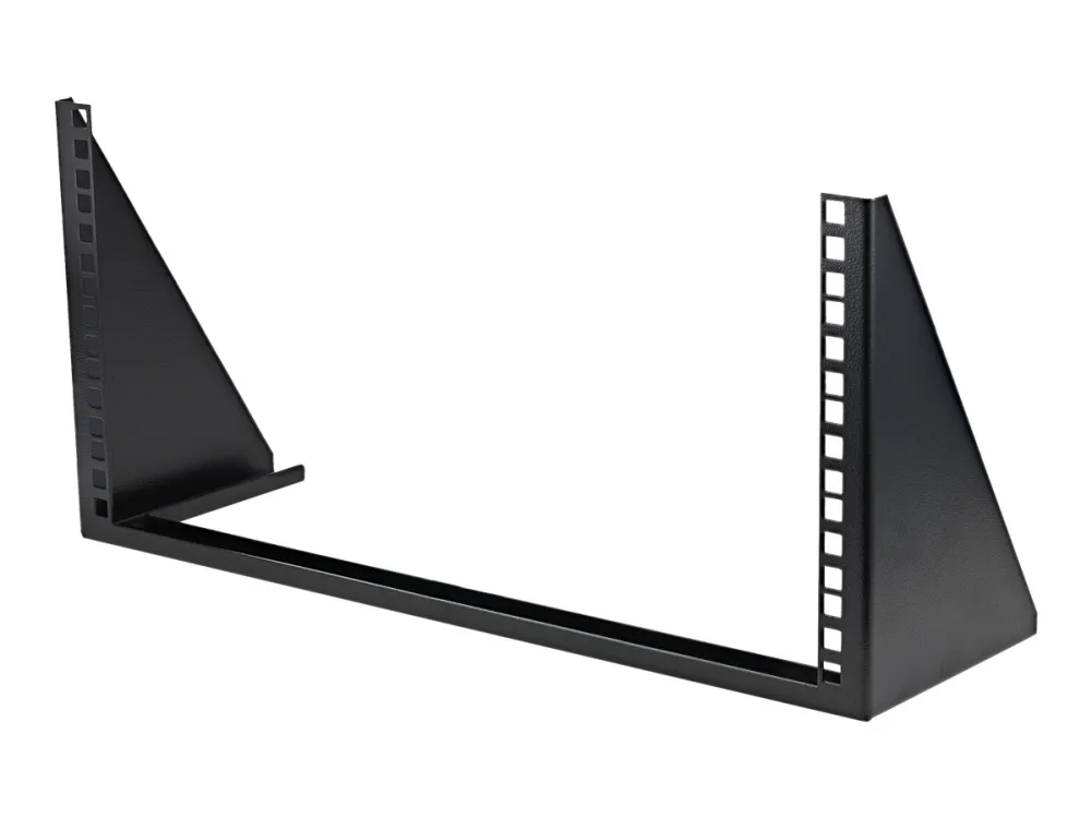 StarTech.com 5U Vertical Wall Mount Rack - 19in Low Profile Open Wall Mounting Bracket - Network/Server Room/Data/AV/IT/Patch Panel/Communication/Computer Equipment - w/ Cage Nuts/Screws - Rack åben ramme - 2-pæl - vægmonterbar - sort - 5U - 19
