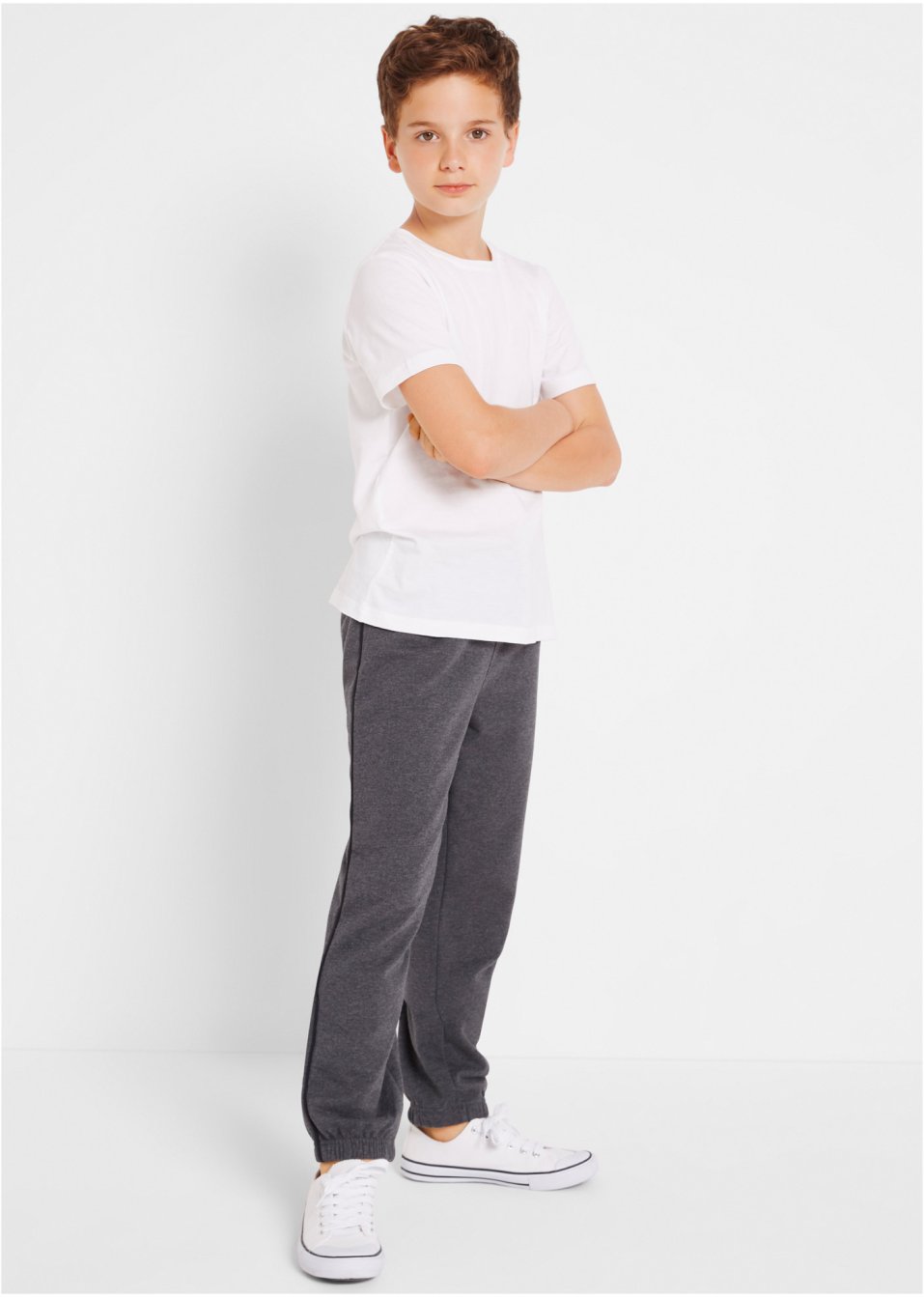 Lot de 3 T-shirts basiques garçon en coton