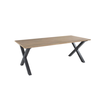 Wakefield eettafel Fouras light teak hout 210 x 95 cm