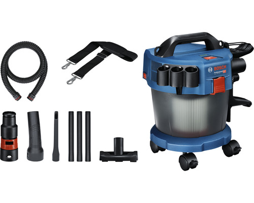 Bosch Professional GAS 18V-10 L accustofzuiger, L-klasse, inclusief 1 x slang (1,6 m) en 3-delige zuigbuisset, zonder accu en oplader.