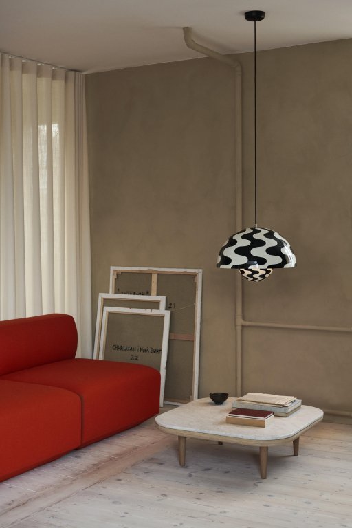 &tradition FlowerPot Big VP2 hanglamp Ø50 grijs/beige