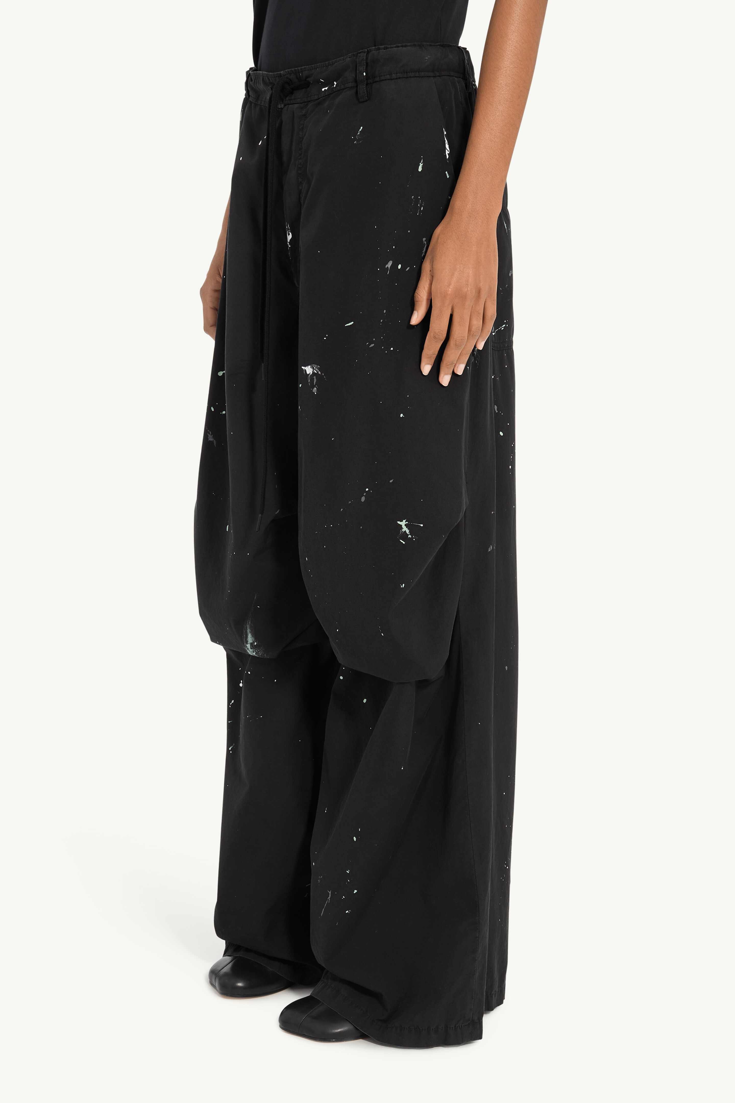 Pantalon peintre Noir