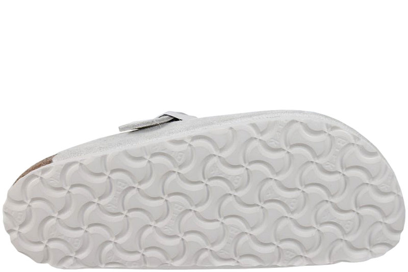 BIRKENSTOCK BOSTON BS ANTIQUE WHITE SLENTERS