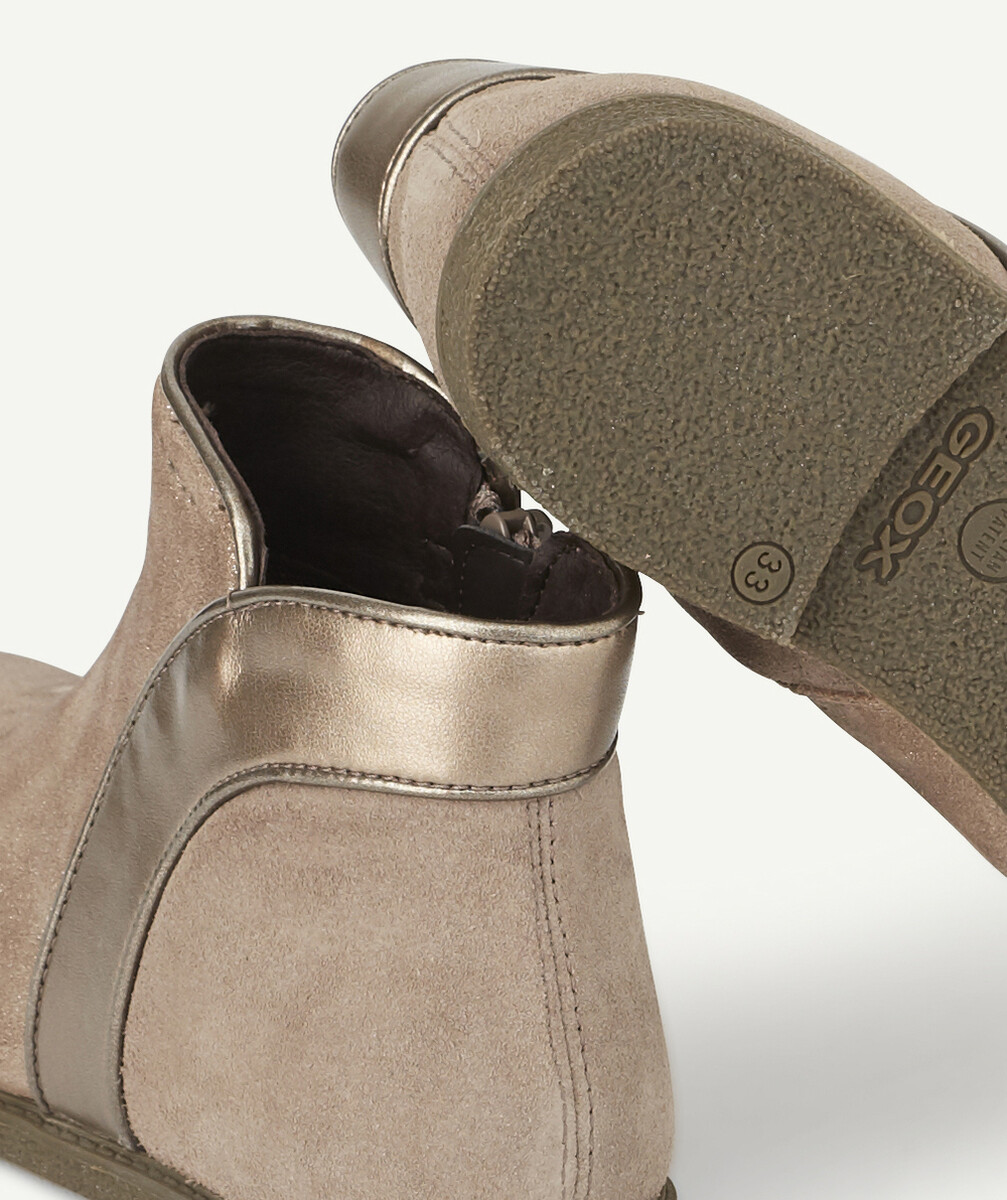 GEOXBOTTINES FILLE GRISES PAILLETÉES