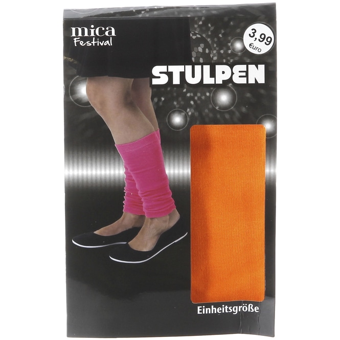 Stulpen - neon- für Erwachsene - orange