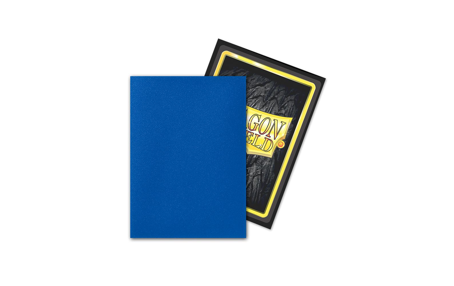 Kartenhülle Dual Matte: Wisdom Standardgrösse Blau 100Deckbox mit 100 Kartenhüllen im Format 63 x 88 mm