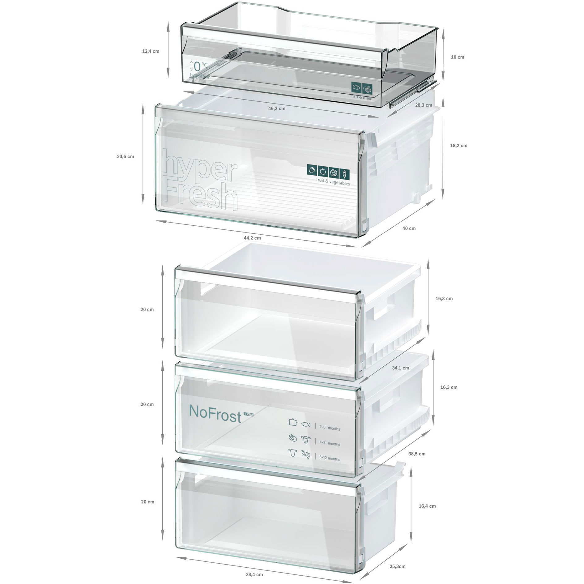 SIEMENS Kühl-Gefrierkombination KG39NXICF - silber - C