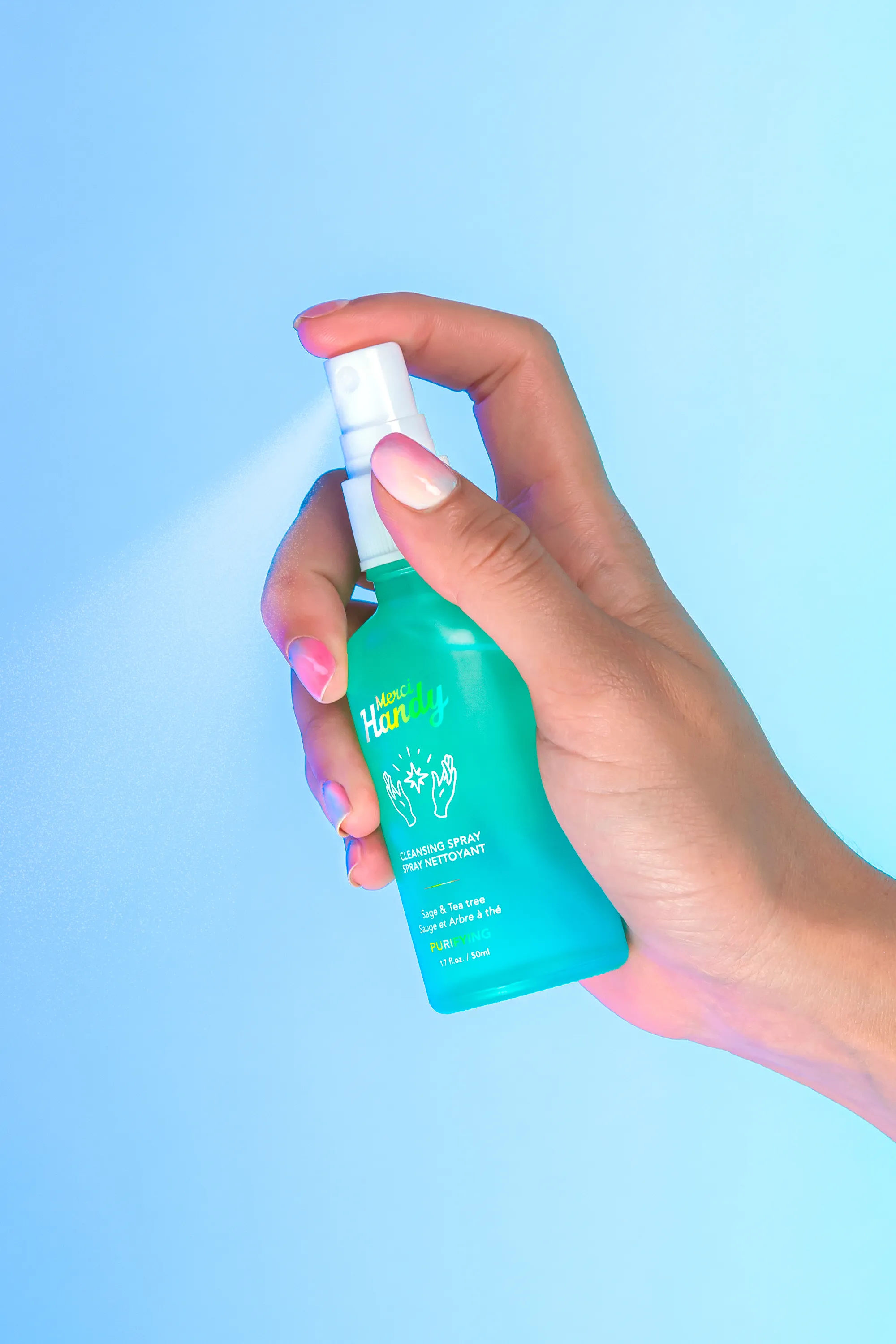 Merci Handy Spray nettoyant mains purifiant-50 ml