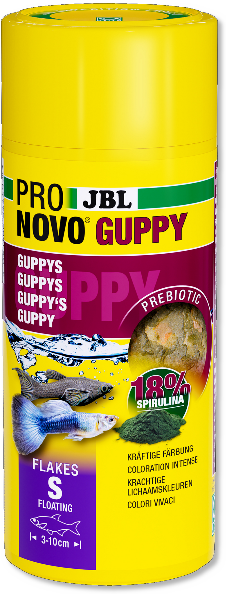 JBL Pronovo Guppy Flakes S 250ml | Drijvend vlokkenvoer