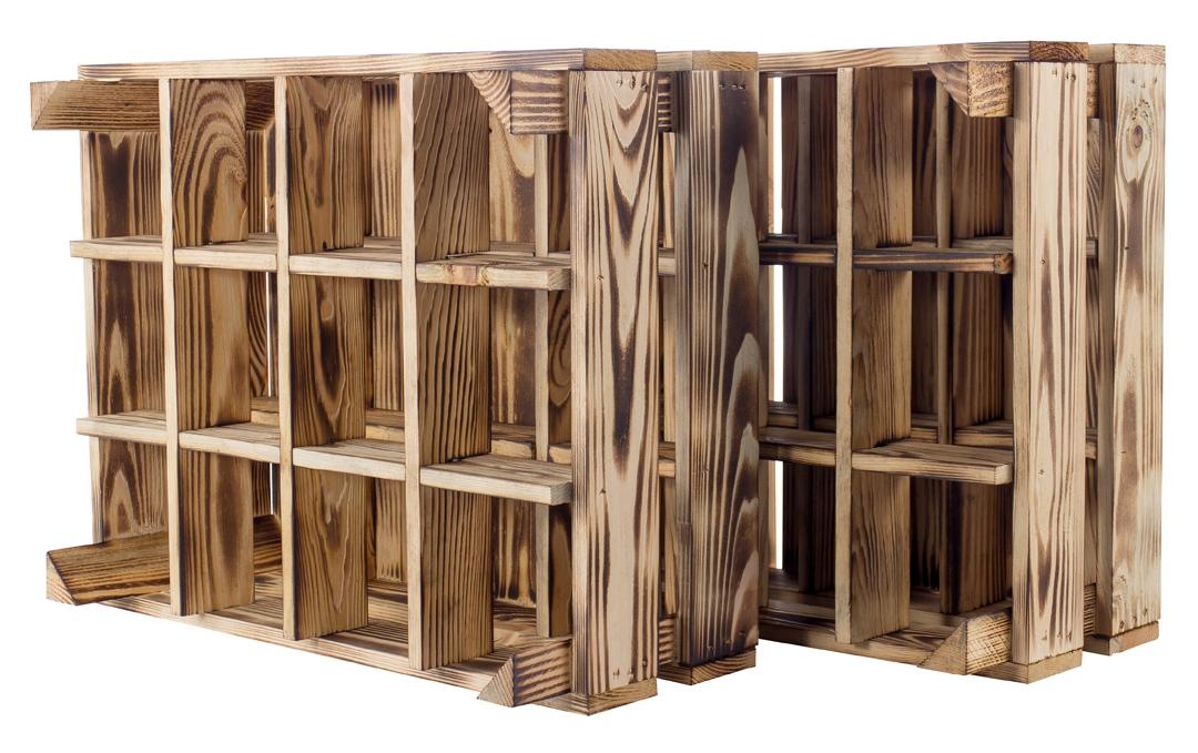 Holz Zollhaus Flaschenregal »Vintage«