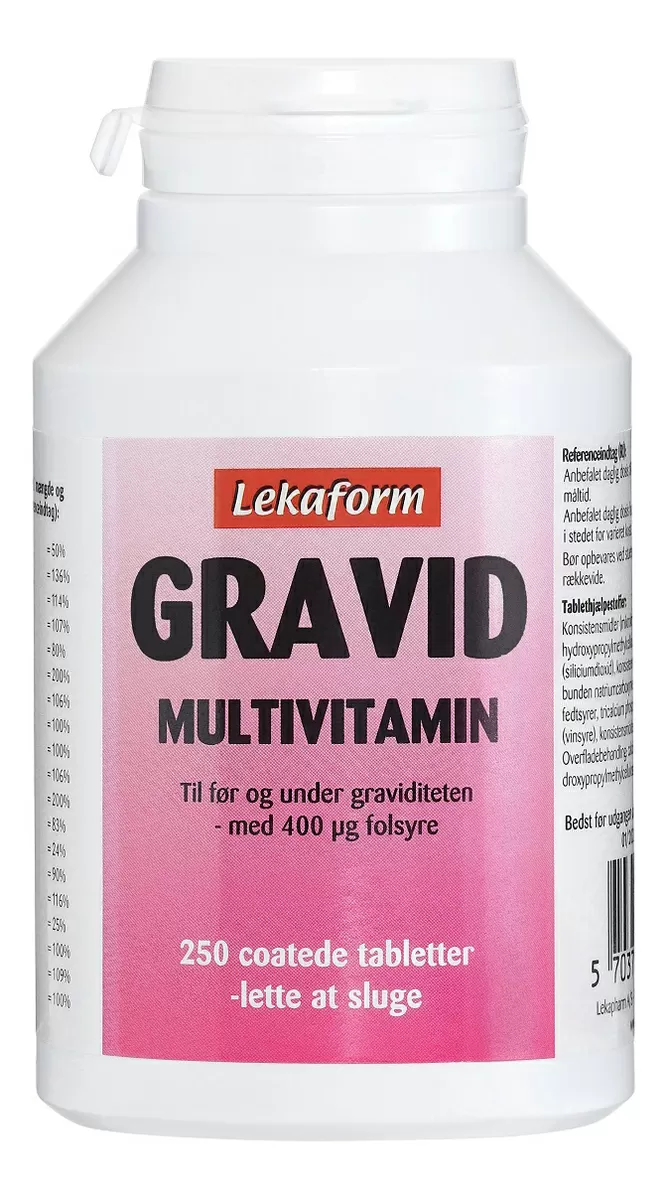Lekaform Gravid Multivitamin - 250 tabl.