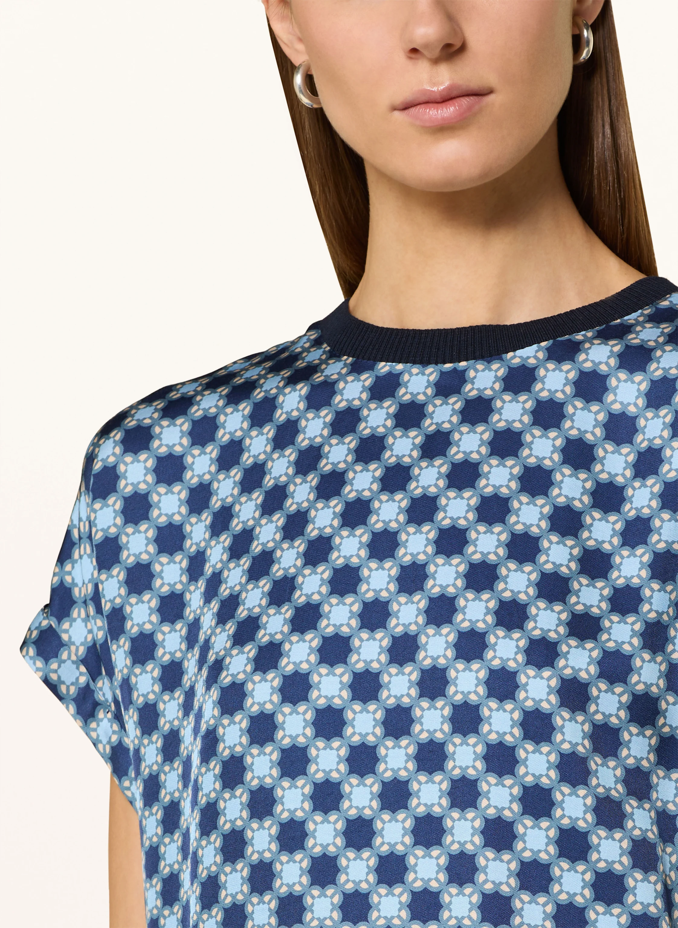 ELENA MIRO Blusenshirt im Materialmix