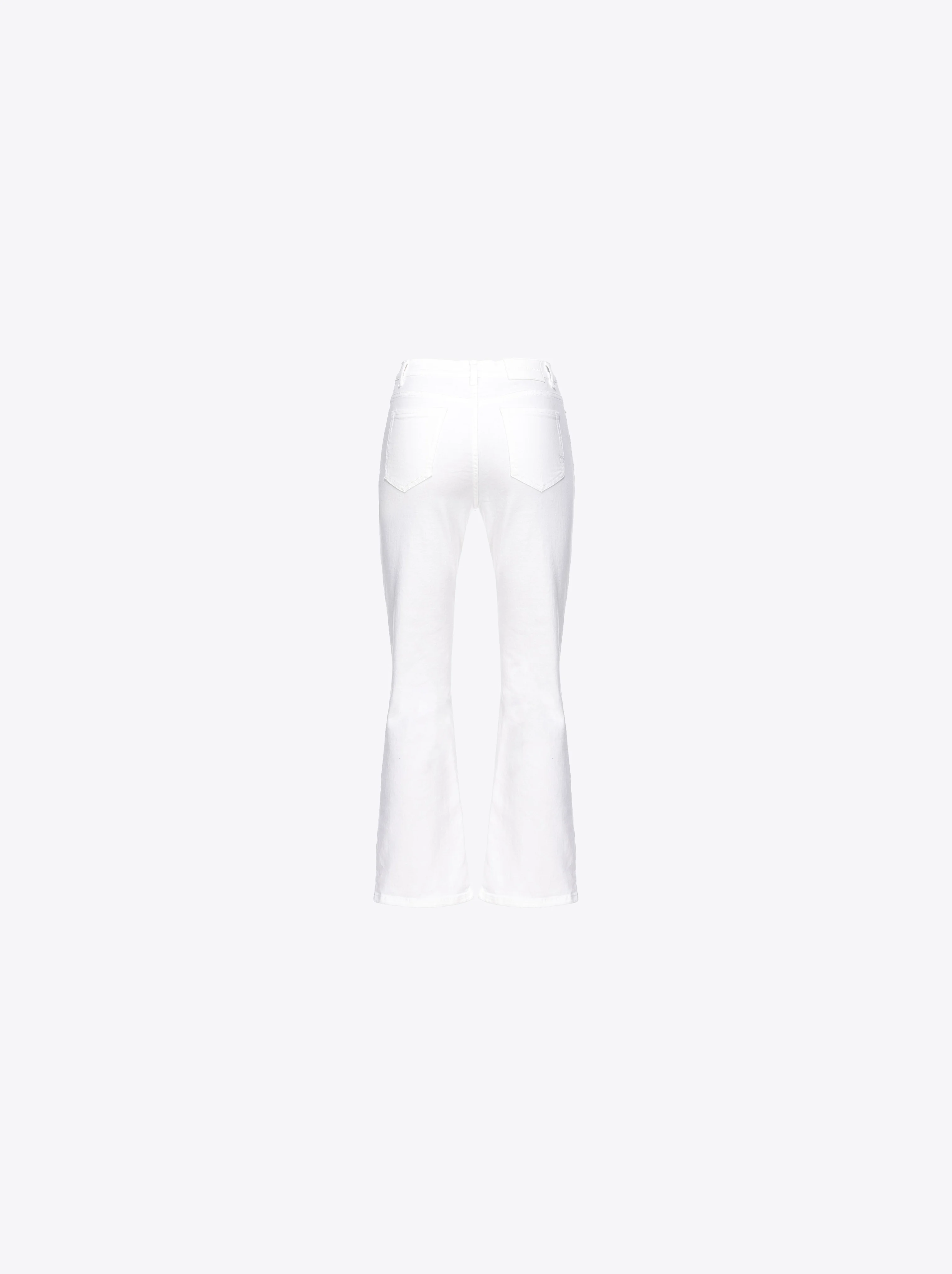 Pantalon bootcut | Blanc