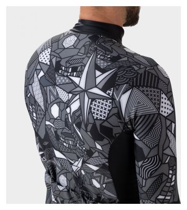 Maillot Manches Longues Alé Over Gris