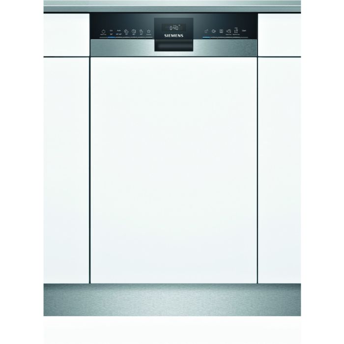 Siemens teilintegrierter Geschirrspüler iQ500 SR55ZS11ME Edelstahl