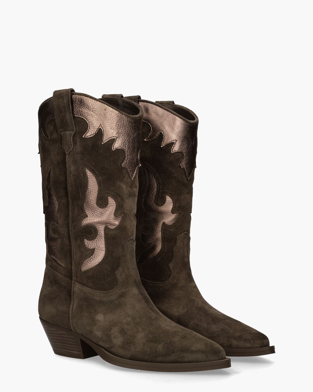 Alpe Western 2088 Donkerbruin Damesboots