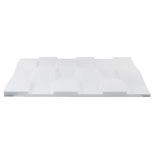 t.akustik Melamine Wave 120 White