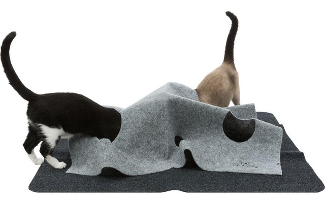 TRIXIE Tier-Intelligenzspielzeug »Katzen-Spielzeug Adventure Carpet« Gummi | Polyester