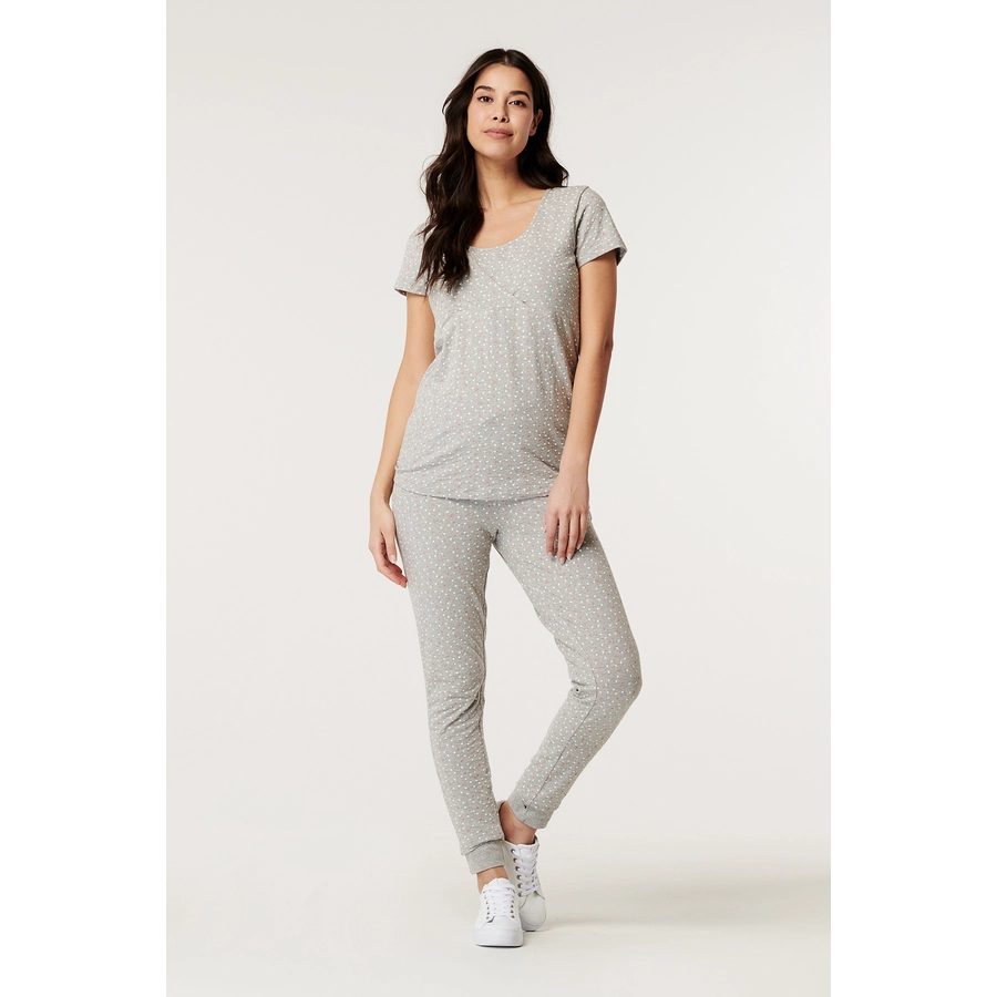 Esprit Still-Pyjama Light Grey melange