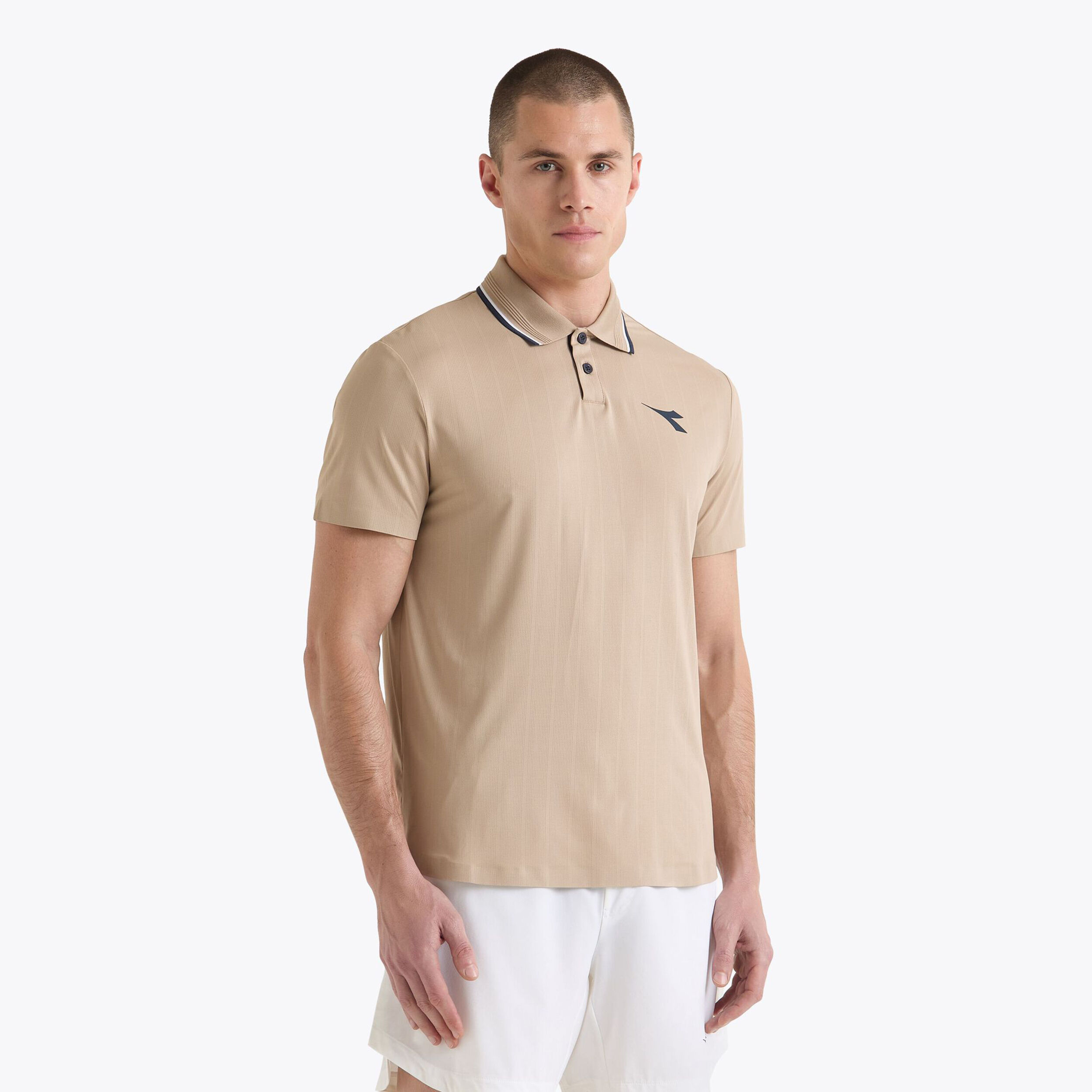 Diadora Icon Polo Hommes - Beige