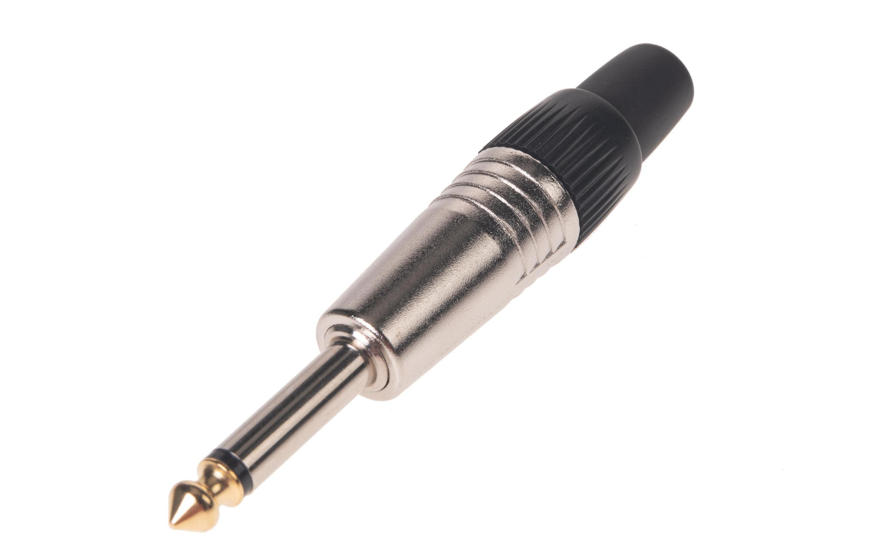 Stecker BC2001NI-M 6.3 mm Mono Klinkenstecker NickelHochwertiger und robuster Bemero XLR-Stecker