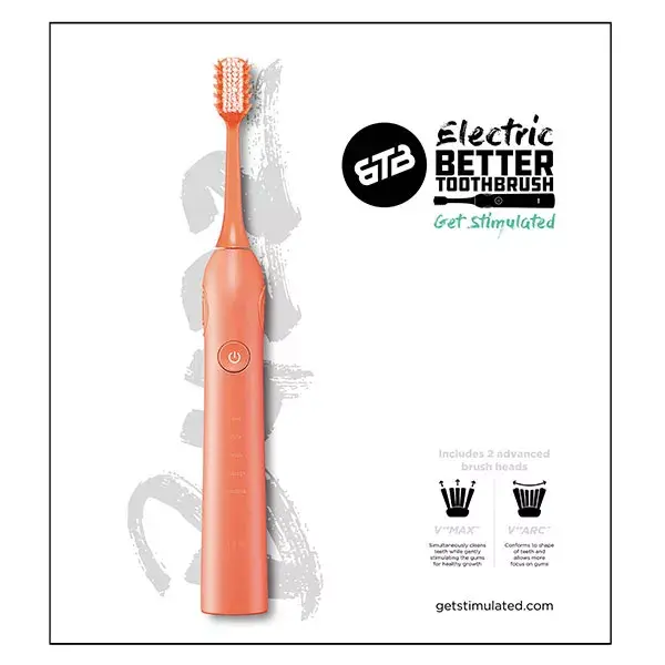 Escova de dentes elétrica de melhor qualidade, coral