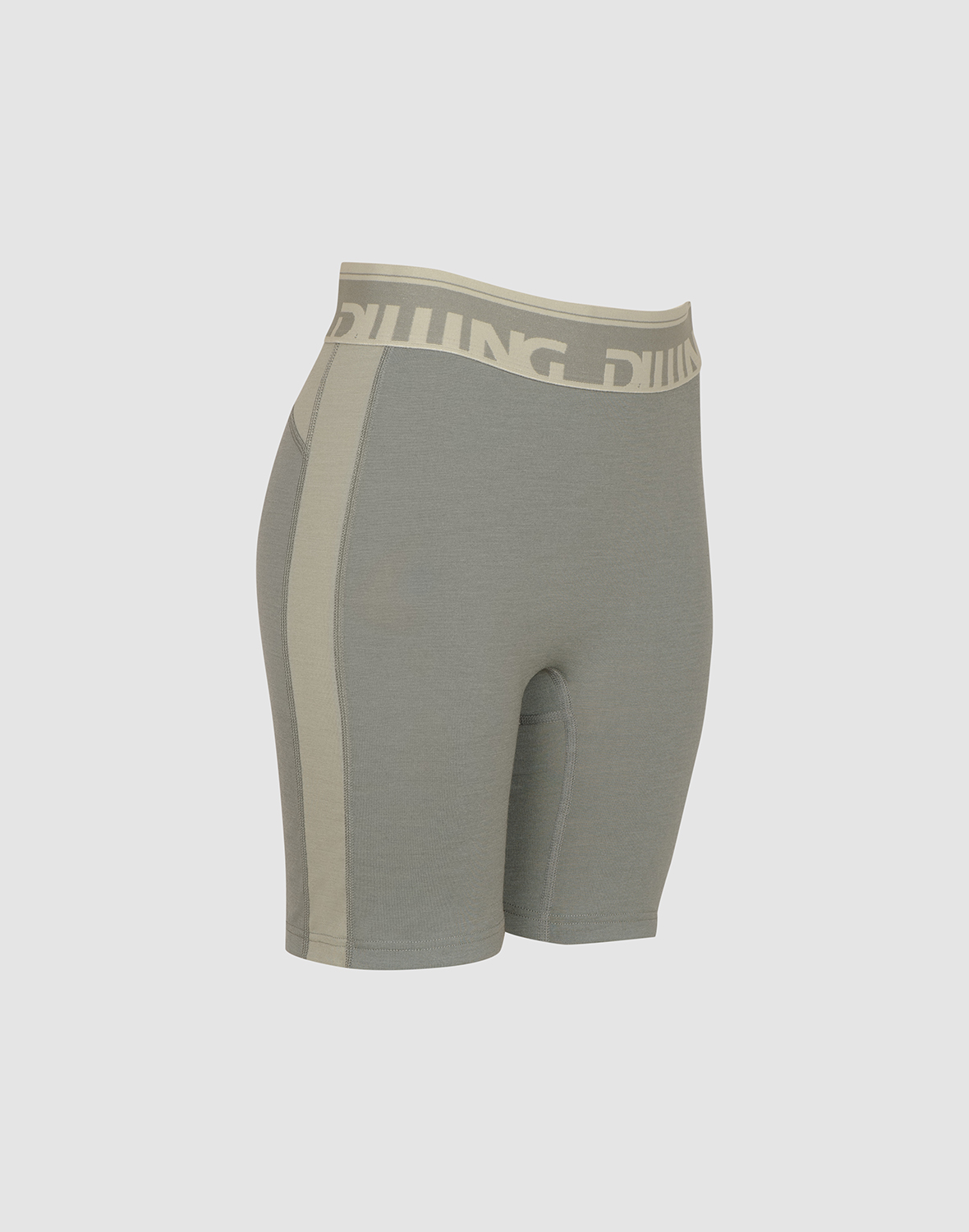 Shorts van merinowol voor dames in Jadegroen