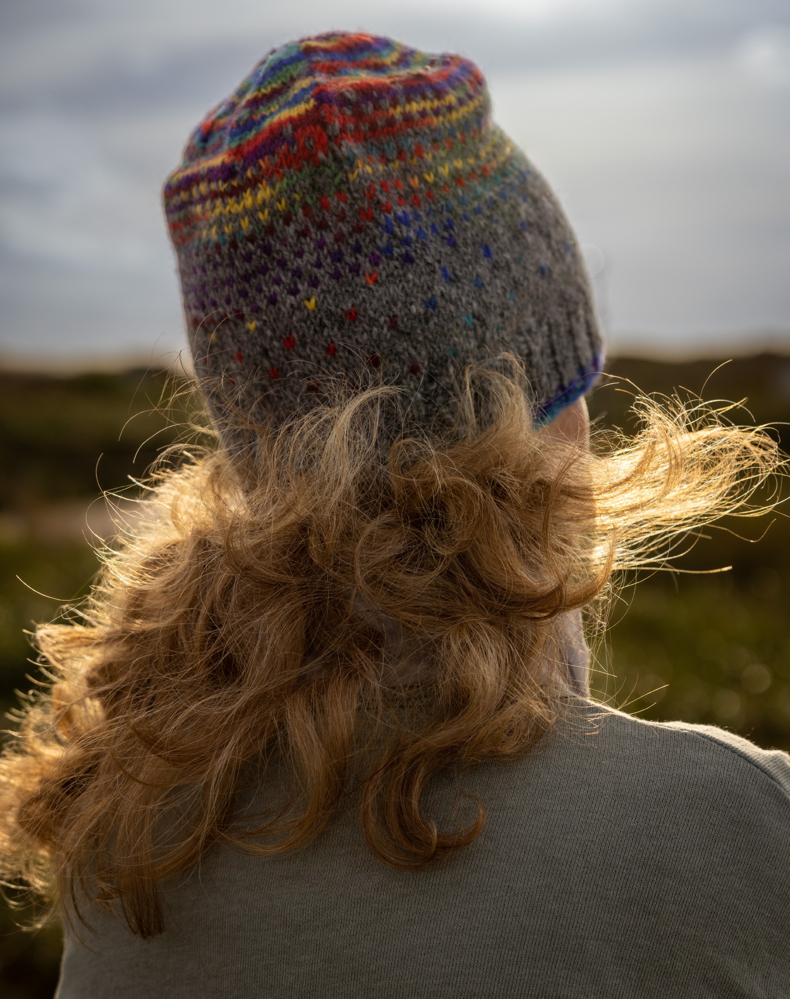 Strickmütze, grau, multicolor günstig bestellen