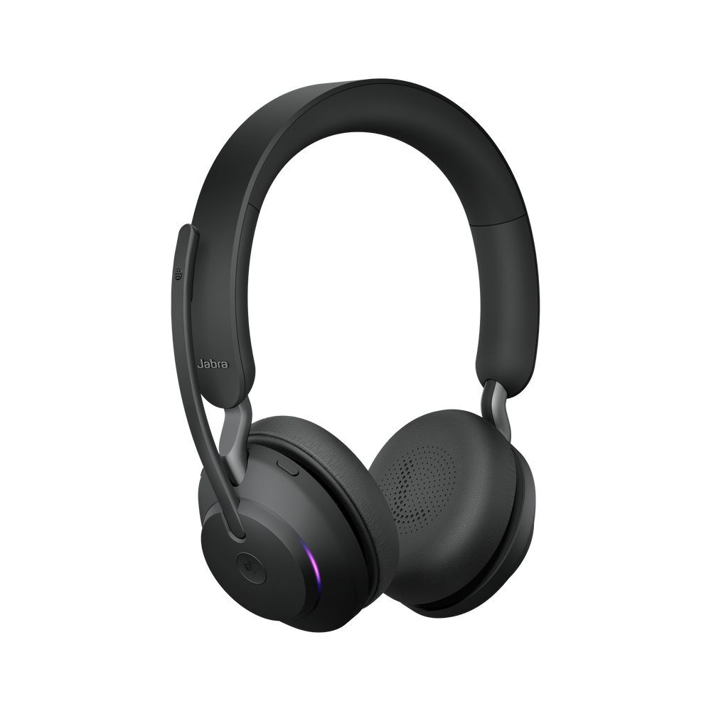 Evolve2 65 SE MS Bluetooth On-Ear Kopfhörer Active Noise Cancelling Headset (26599-999-899) - Schwarz